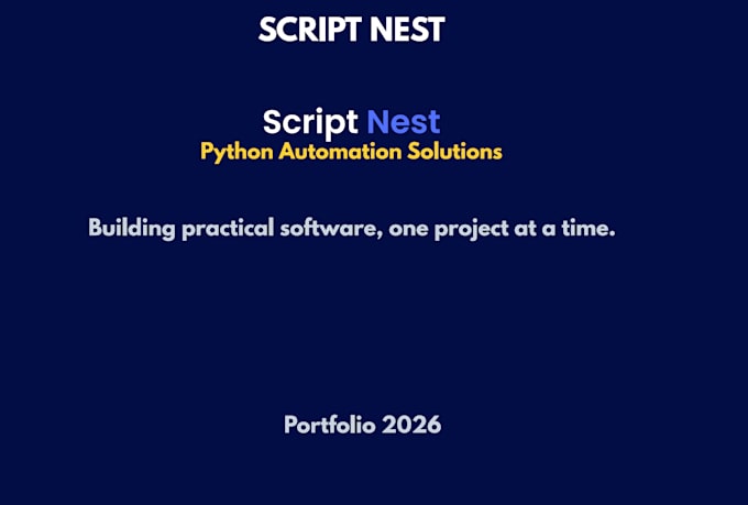 automate tasks with python